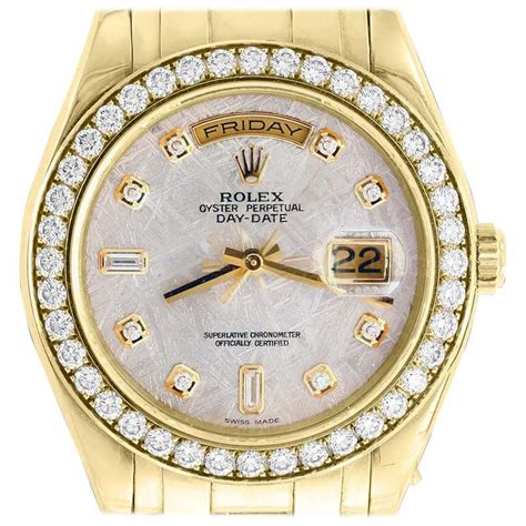 rolex medium gold|18 karat gold Rolex watch.